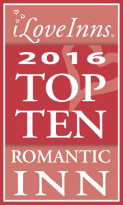 Maple Hill Manor awarded Top 10 Most Romantic Inns in the U.S.