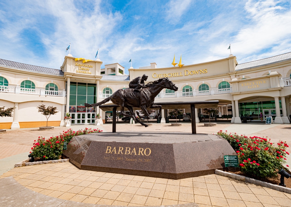 The entrance to the Kentucky Derby Museum at Churchill Downs