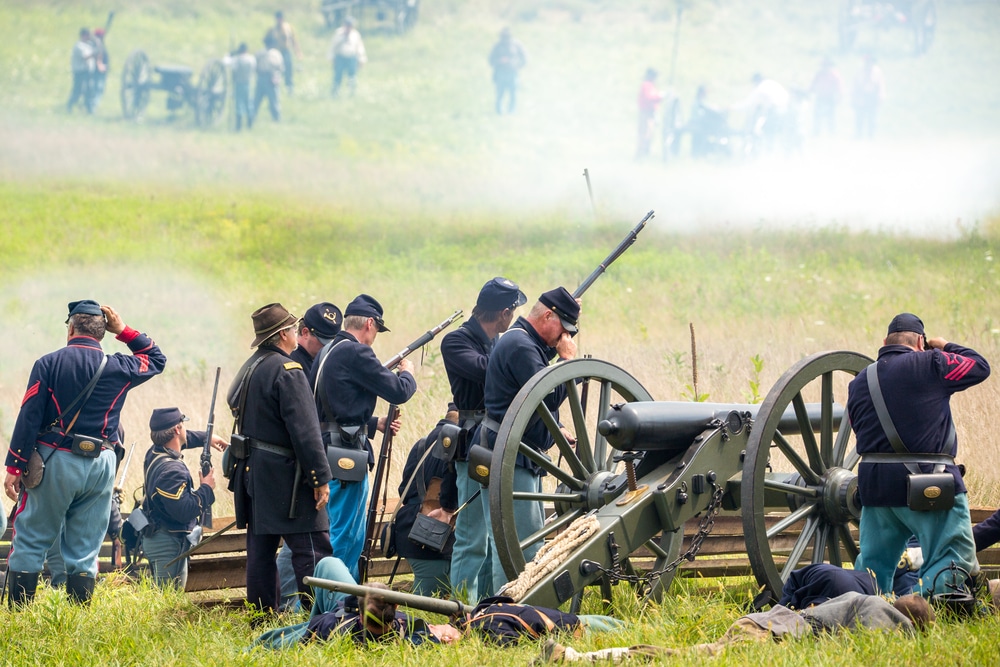 Reenactment of Civil War Battlefields in Kentucky