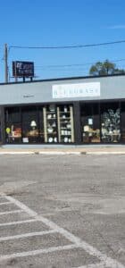 store front of bluegrass estate sale, an antique store in Kentucky