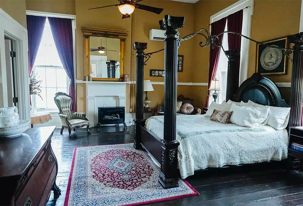A guest room at our B&B - one of the most romantic getaways in Kentucky and nearby to some of the best things to do in Kentucky for couples